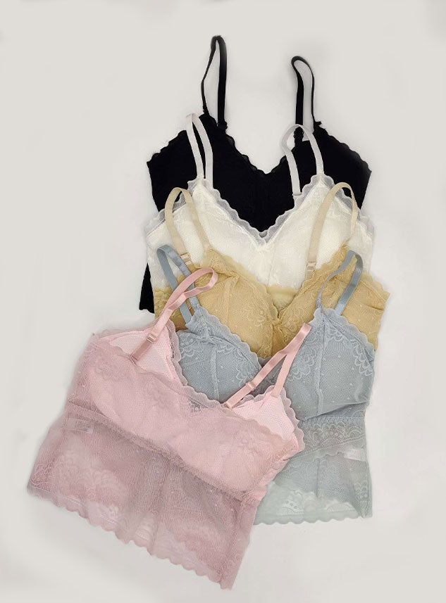 Super Soft Floral Lace Sexy Baby Bra