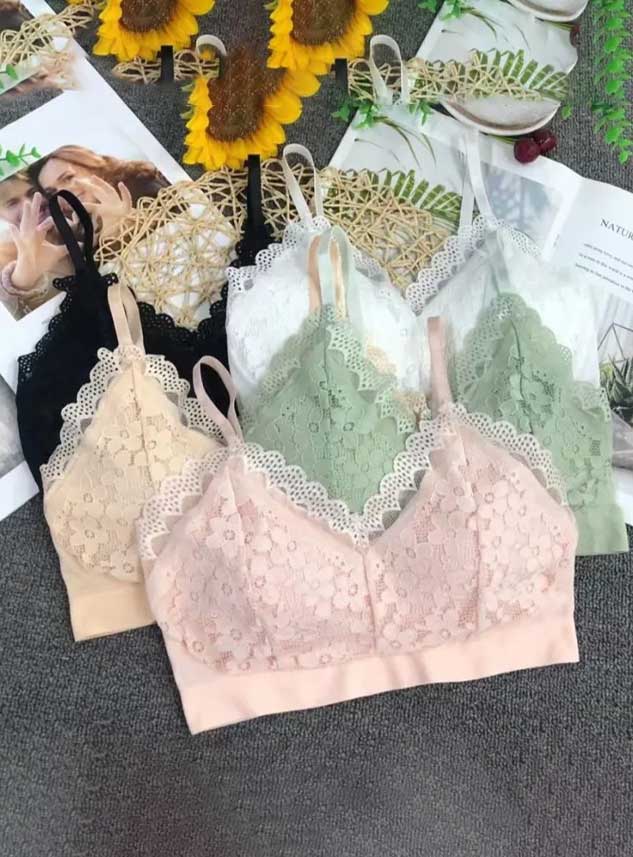 Flower Designe Super Soft Light Padded Bra