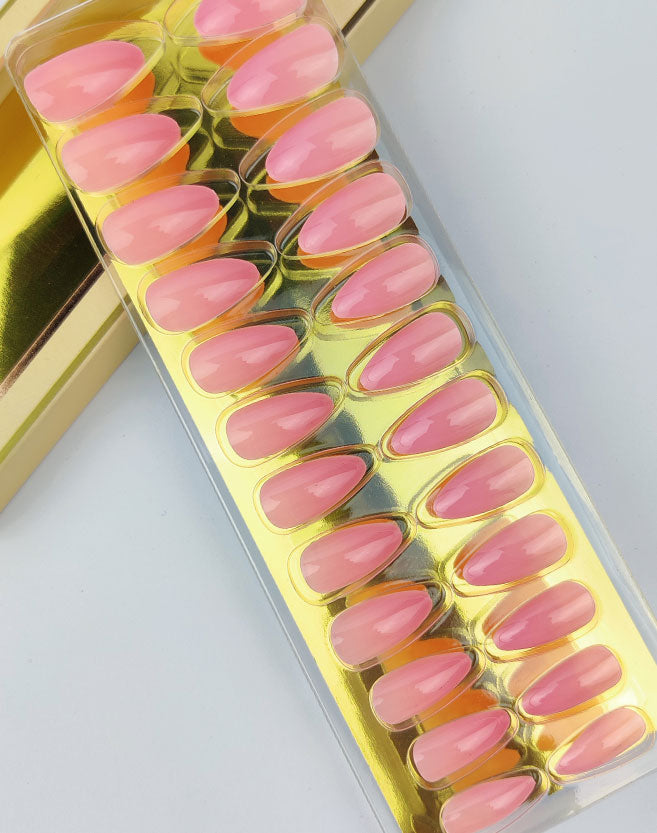 Shiny Artificial Nails (Pink)