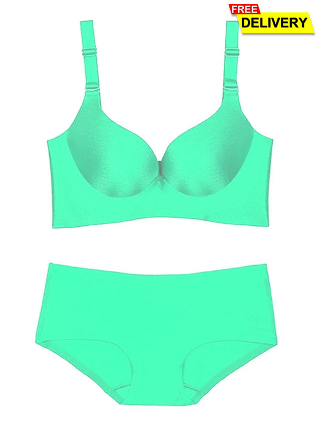 Wire Free Bridal Pushup Bra By Purplebag