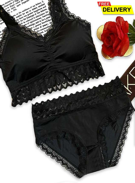 Silky Sexy Bra Set