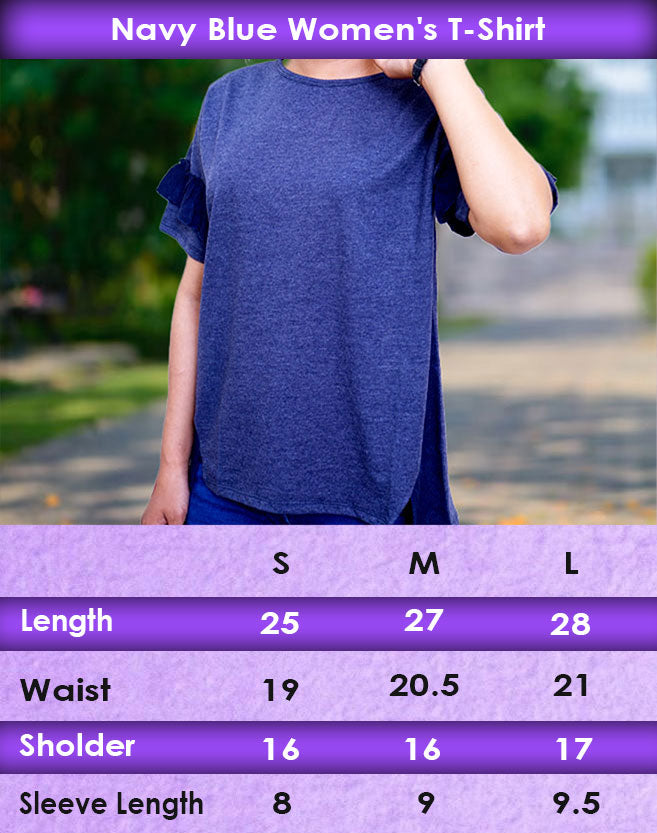 Navy Blue Women's T-Shirt