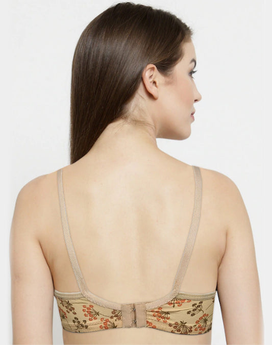 Printed Cotton Bra By Purplebag