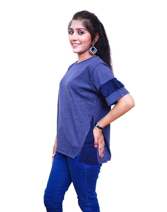 Navy Blue Women's T-Shirt