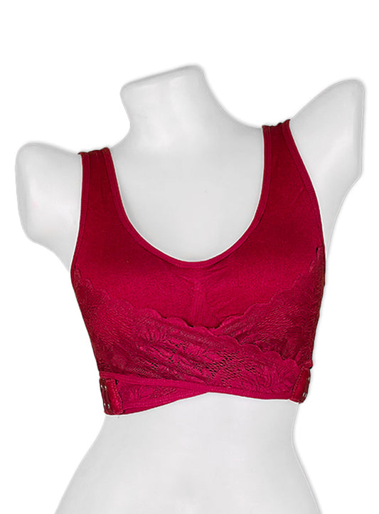 Front Cross Summer Use Fancy Padded Bra