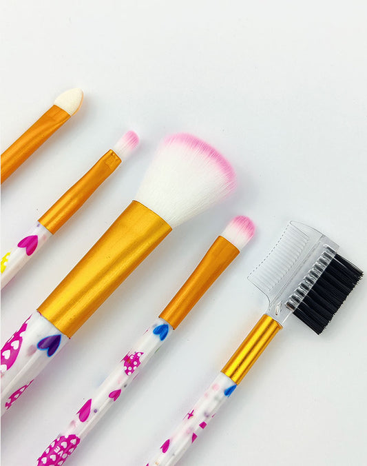 5 in 1 Makeup Brushe's