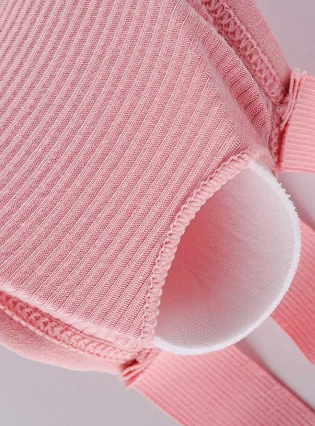 Super soft Light Padded Back 3 Strap Bra