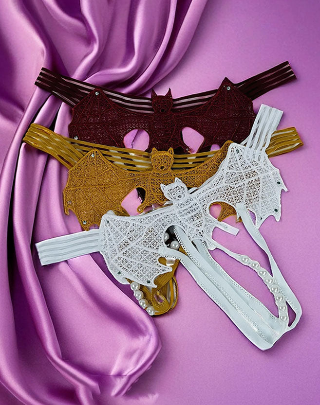 Adjustable Sexy Transparent Batman Thong Panties