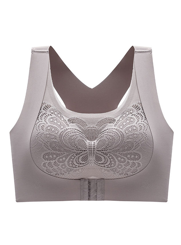 Women Seamless Beauty Back Butterfly Fitness Sports Bra