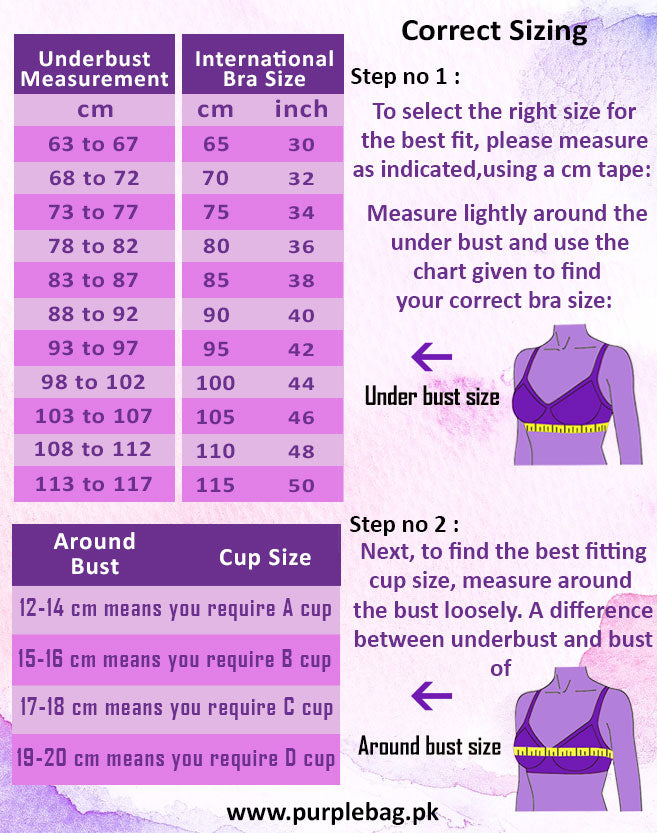 PACK OF 2 WOMEN'S FLOWER PRINTED PADDED FOAM PETITIE BRA