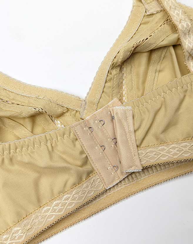 Plain Grill Cotton Bra