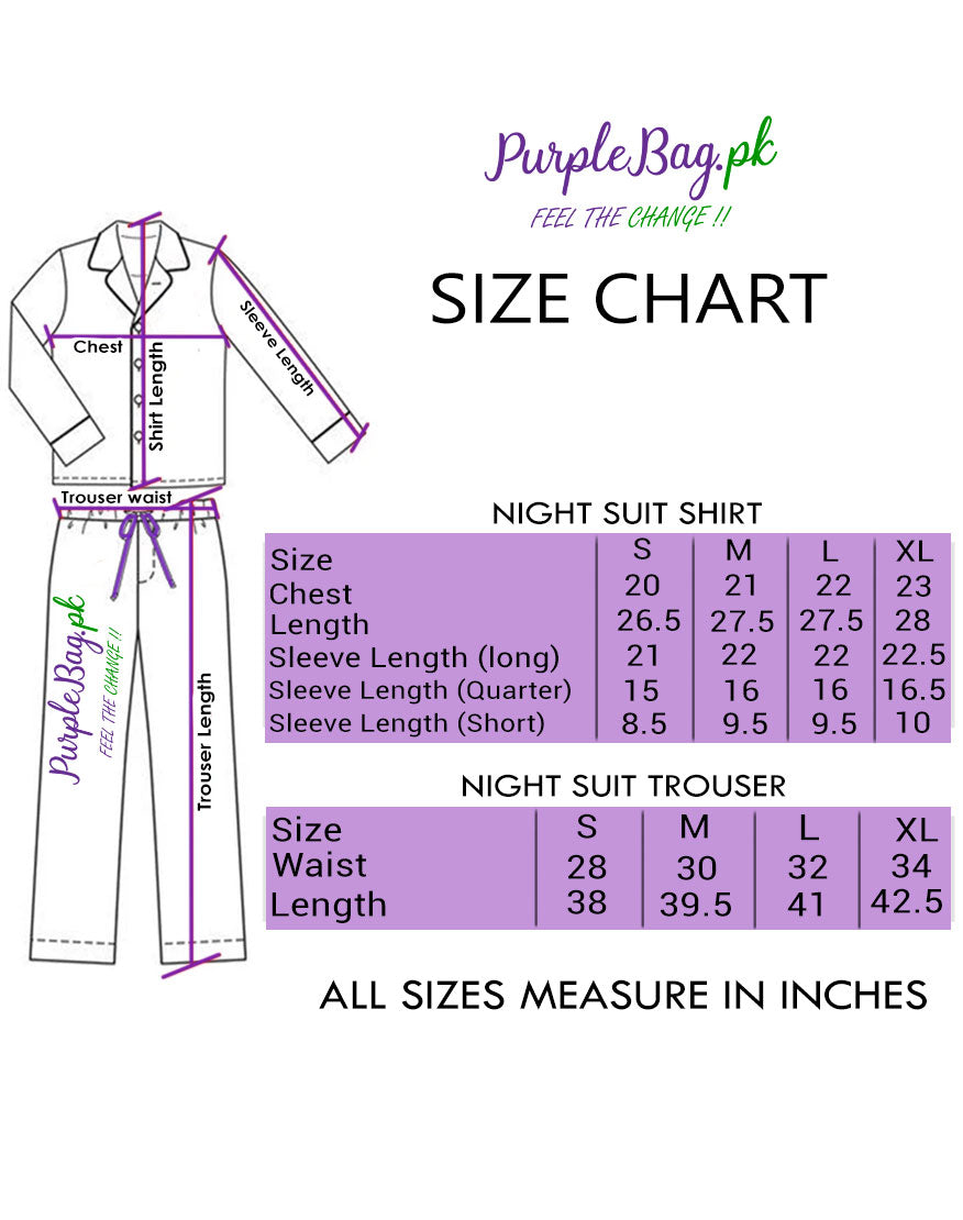 Super Soft Full Sleeve N Neck Pajama Suit.