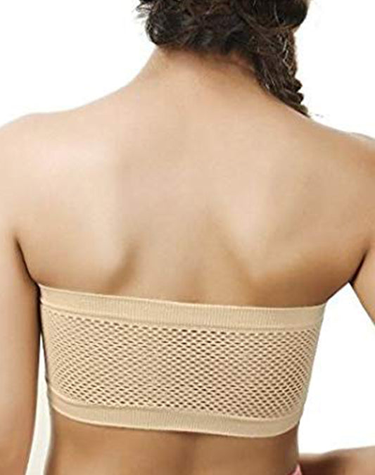 back net Tube Bra by purple bag
