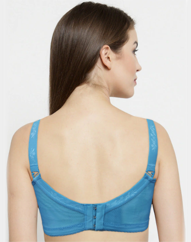 fancy padded makesh bra with flower design