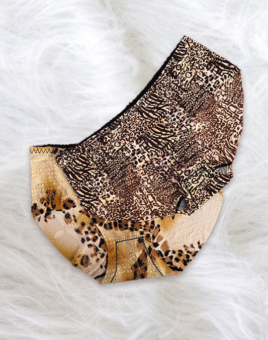 Pack Of 2 Leopord & Cheetah Stuff Short Panty