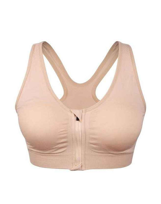 best front zip sports bra