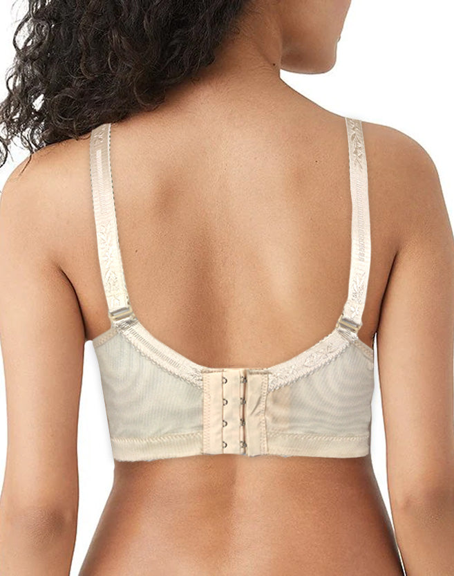 Full Coverage Wired Fancy Net Lace Pushup Padded Bra