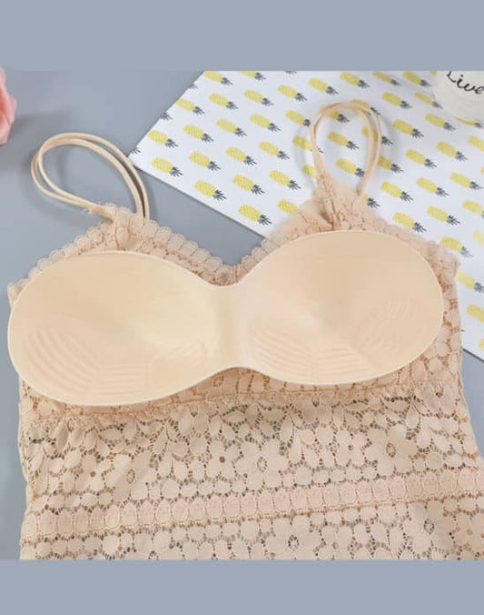 Floral Bra Net Camisole