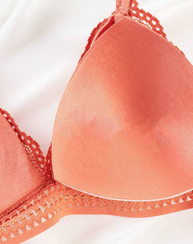 Fancy Lace Net Bra By Purplebag