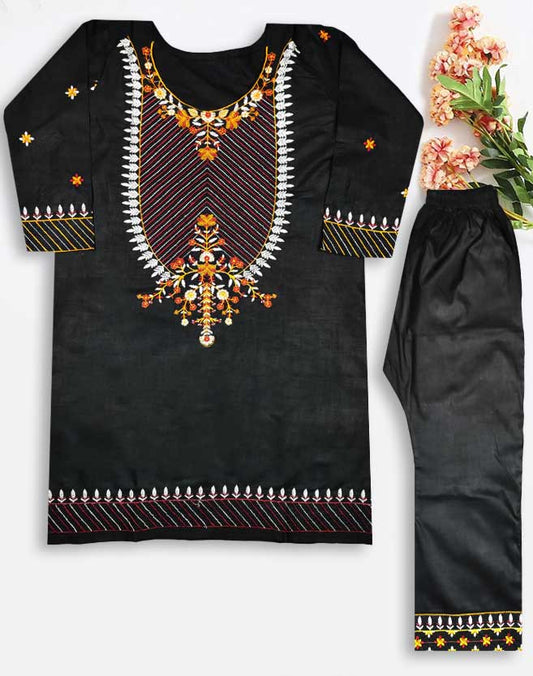 Embroidery Cotton 2 Piece