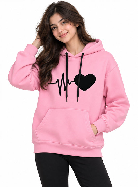 Women Hoodie Strong Bow