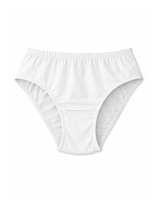 White Cotton Briefs Panties