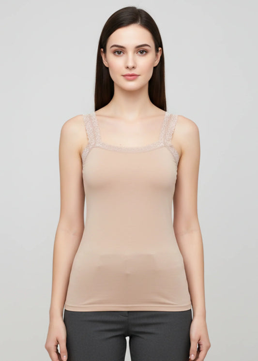 Lace Strap Summer Use Camisole Skin