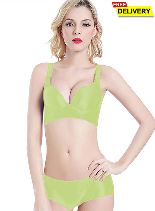 Wire Free Bridal Pushup Bra
