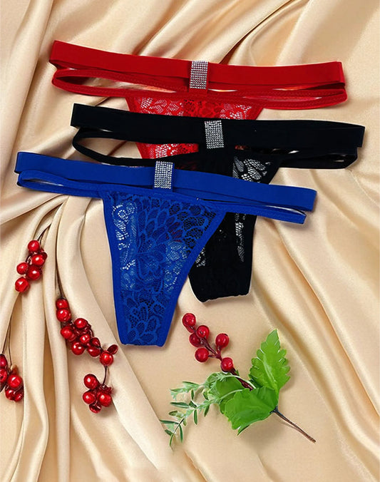 Adjustable Sexy Transparent Thong Panties