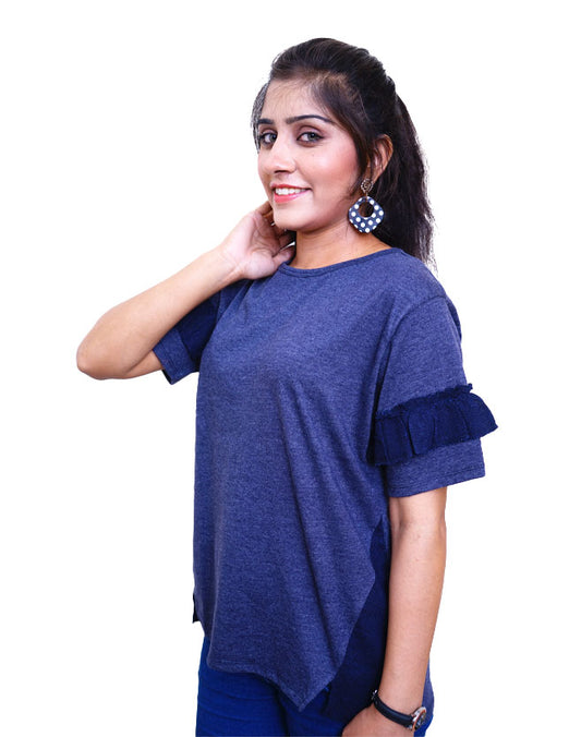 Navy Blue Women's T-Shirt