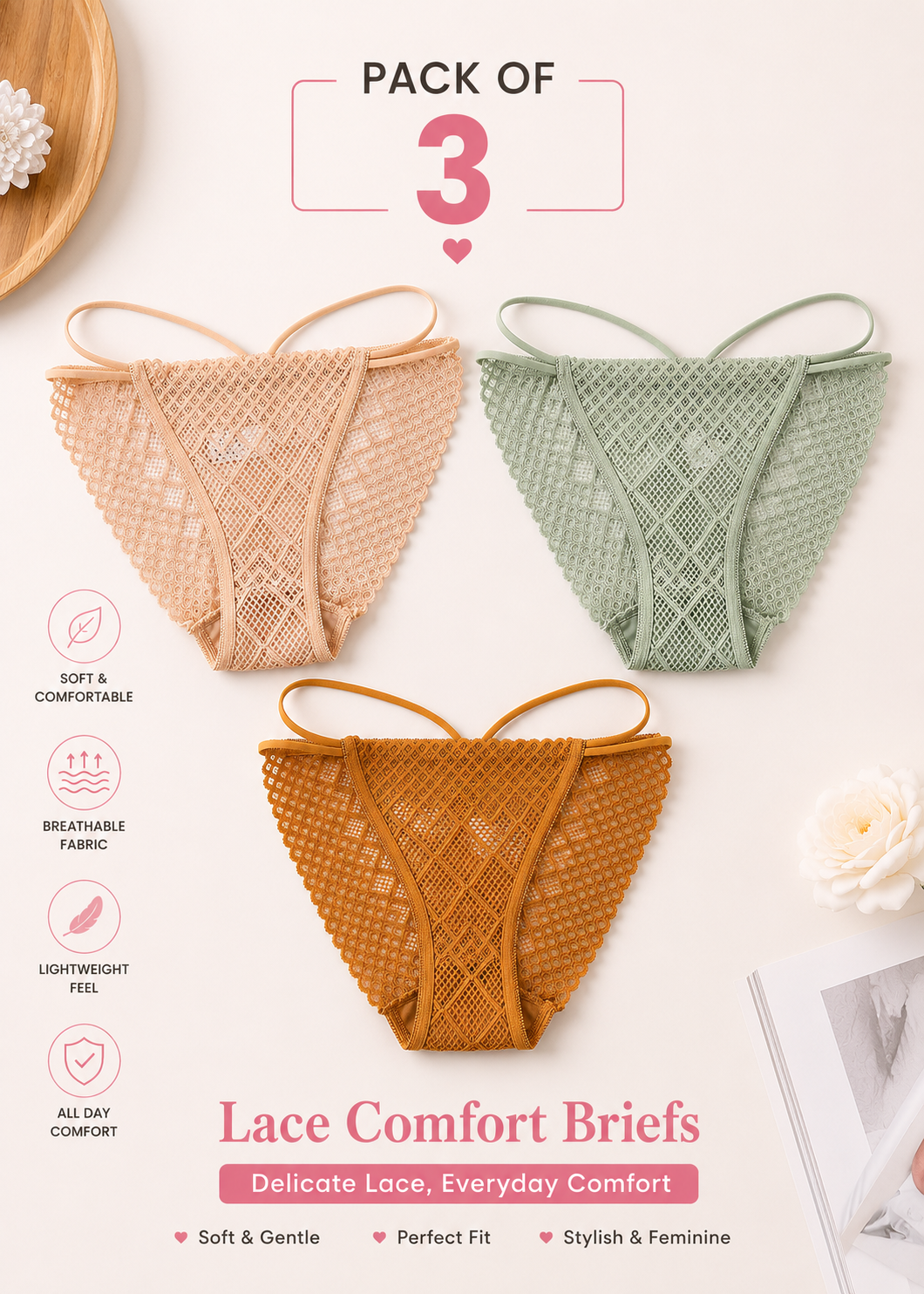 Fancy Net Panty By Purplebag