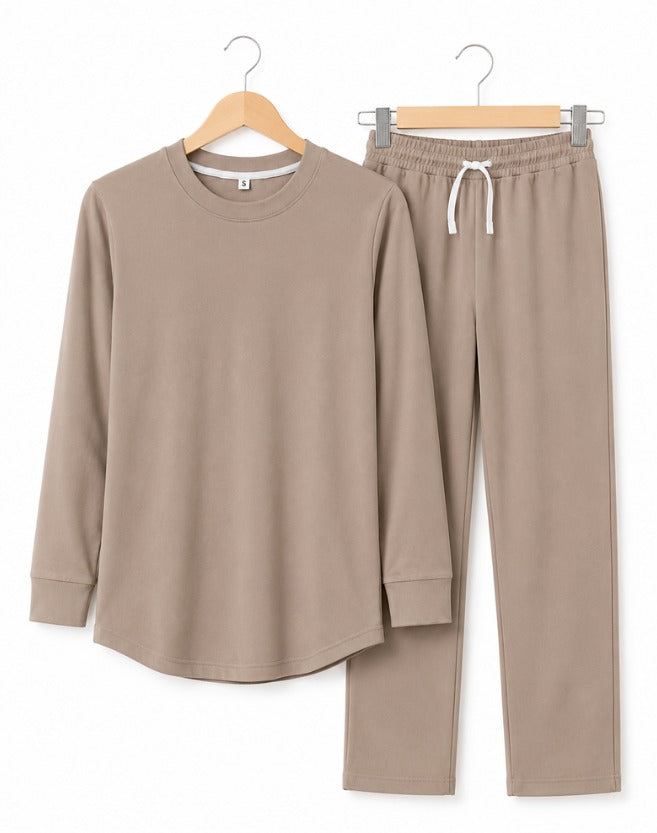 Women's Premium Thermal Lounge Set Brown