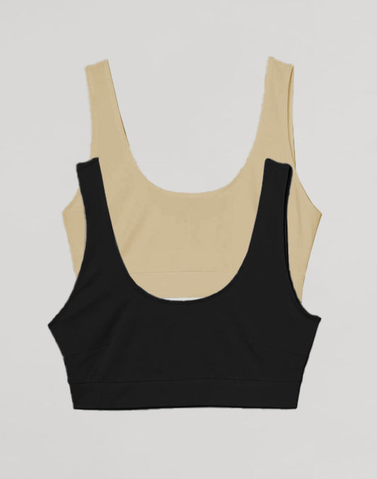 Pack Of 2 Thik Straps Camisole Bra